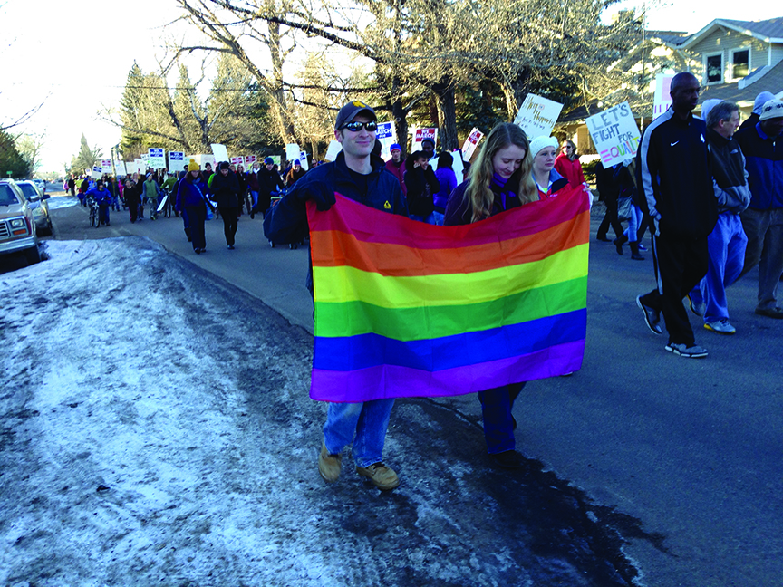 Students march to honor MLK