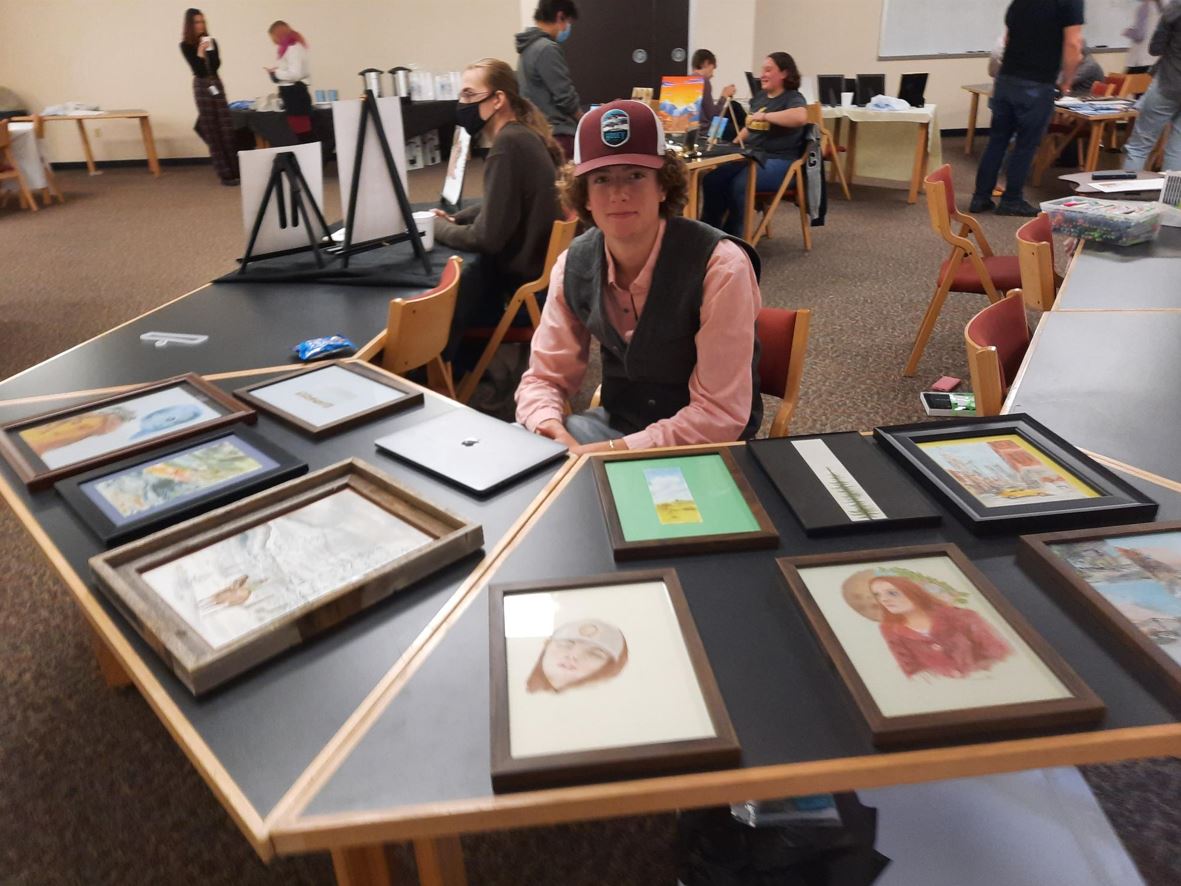 Students showcase creativity in residence hall art show