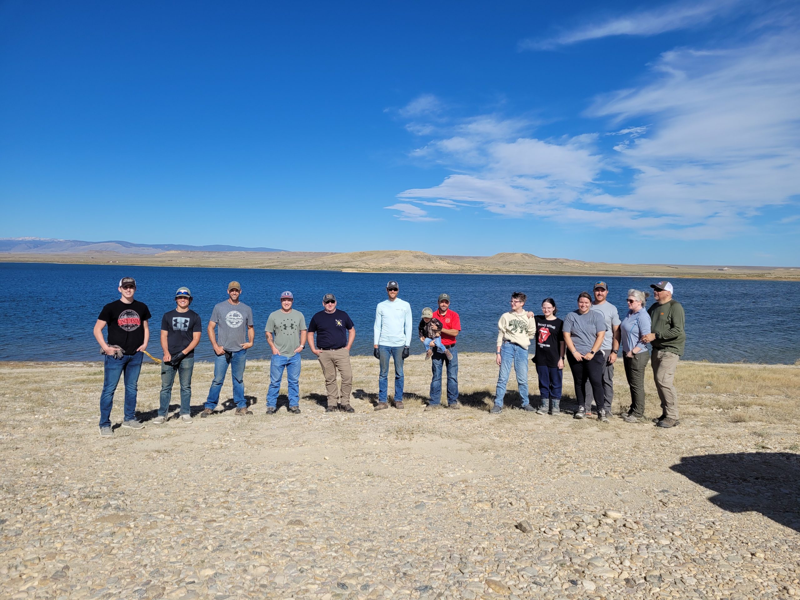 Laramie Plains Lakes volunteer clean-up day