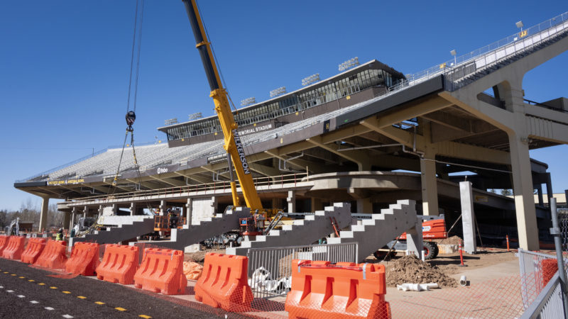 War Memorial construction wraps up ahead of season