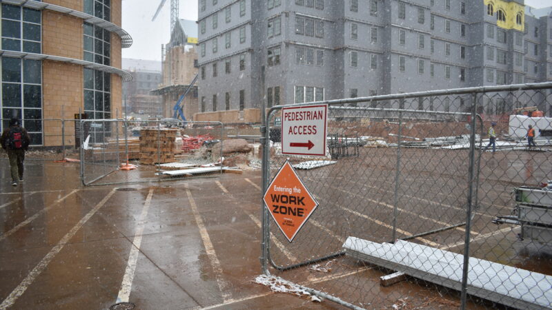 Construction on campus creates accessibility concerns